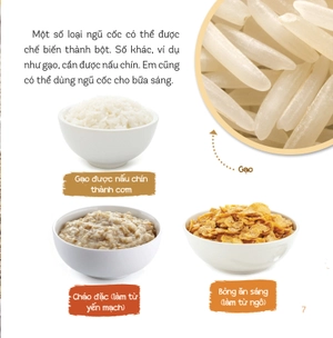 healthy eating - ăn uống lành mạnh - thực phẩm giàu tinh bột