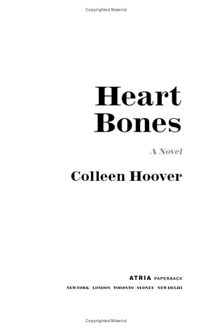 heart bones: a novel