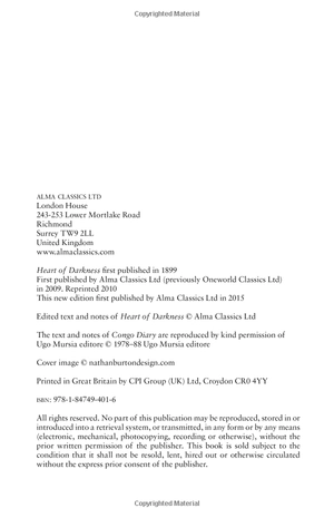 heart of darkness and the complete congo diary (alma classics evergreens)