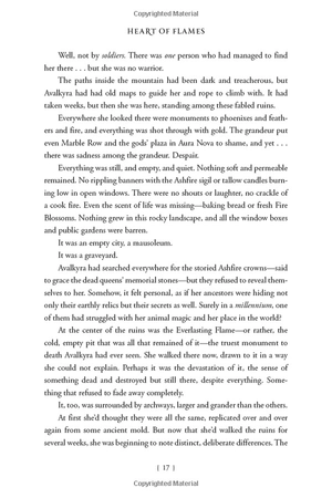 heart of flames (crown of feathers)