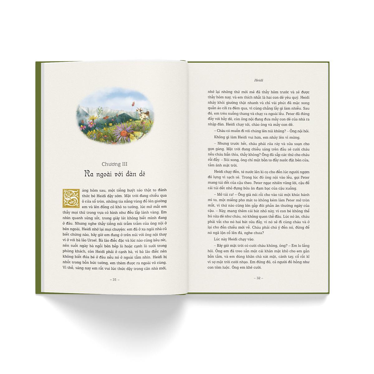 heidi - bìa cứng (tái bản 2023)