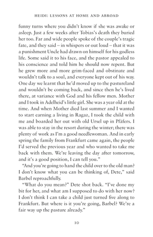 heidi: her early lessons and travels (alma junior classics)