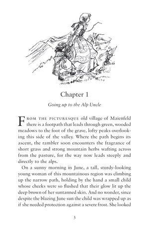 heidi: her early lessons and travels (alma junior classics)