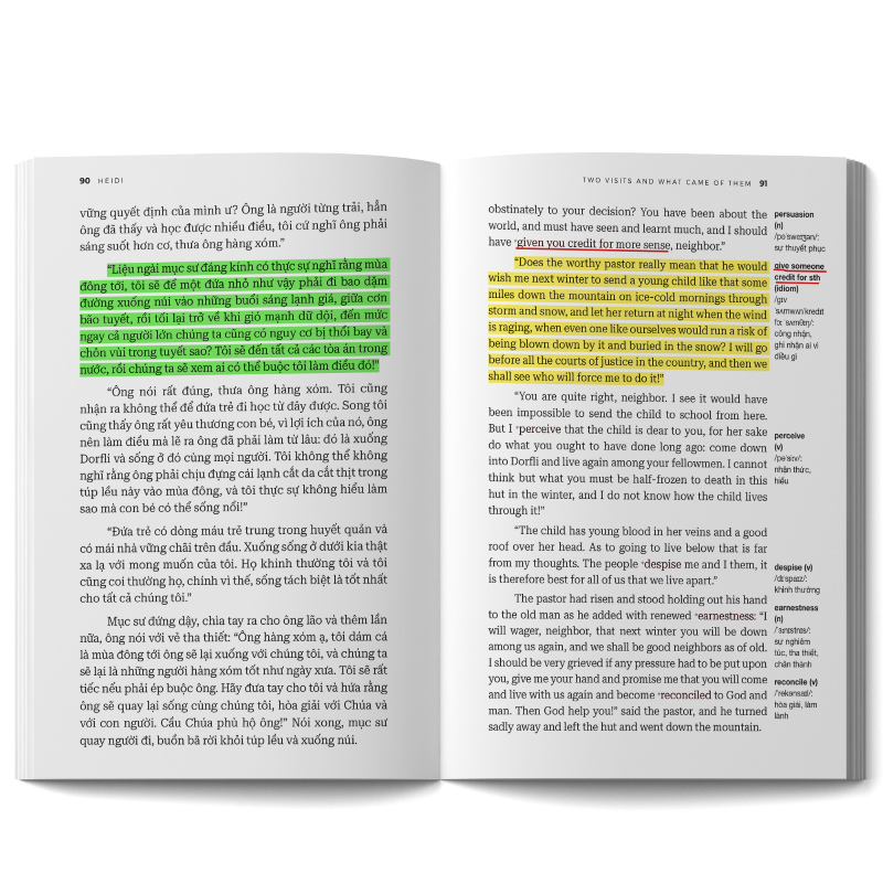 heidi - song ngữ việt-anh