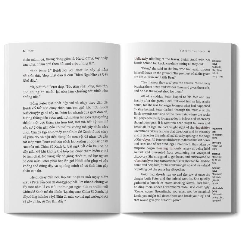 heidi - song ngữ việt-anh