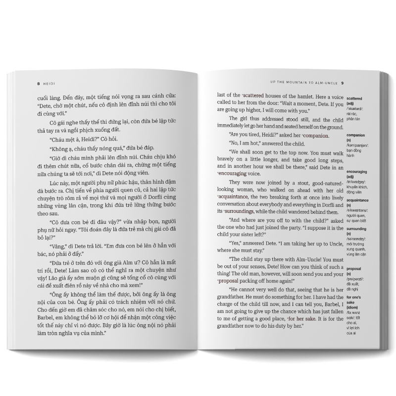 heidi - song ngữ việt-anh