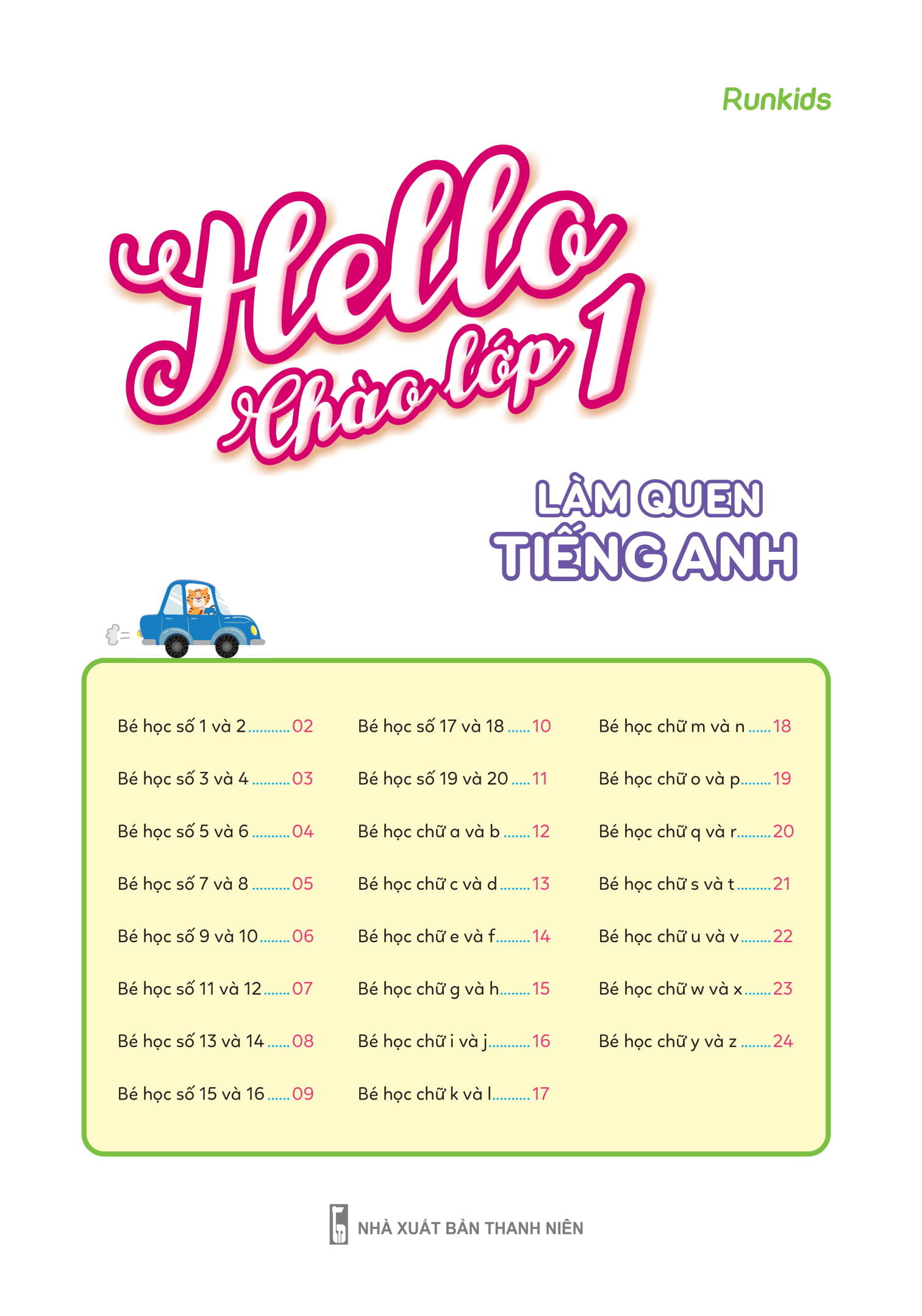 hello chào lớp 1 - làm quen tiếng anh