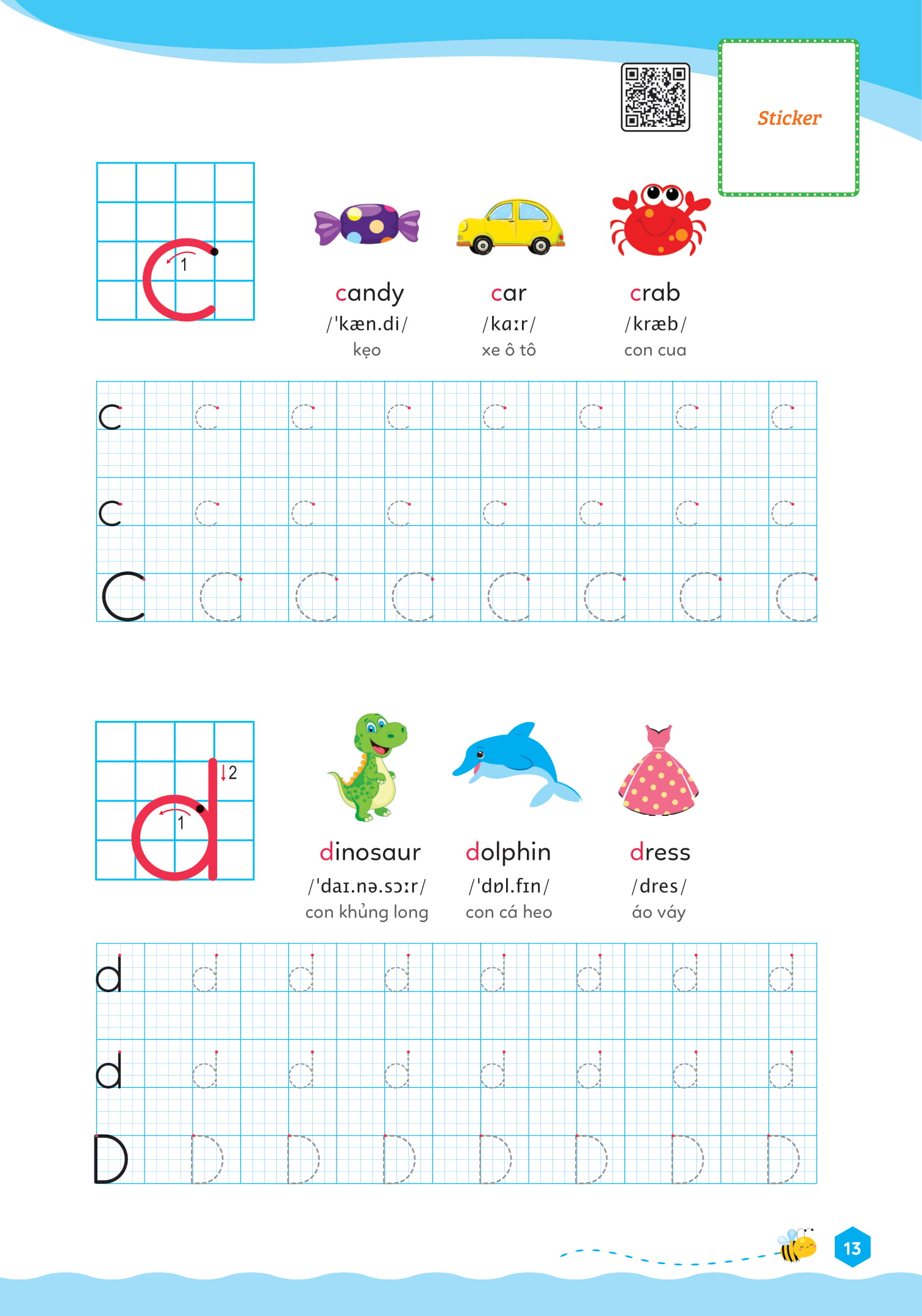 hello chào lớp 1 - làm quen tiếng anh