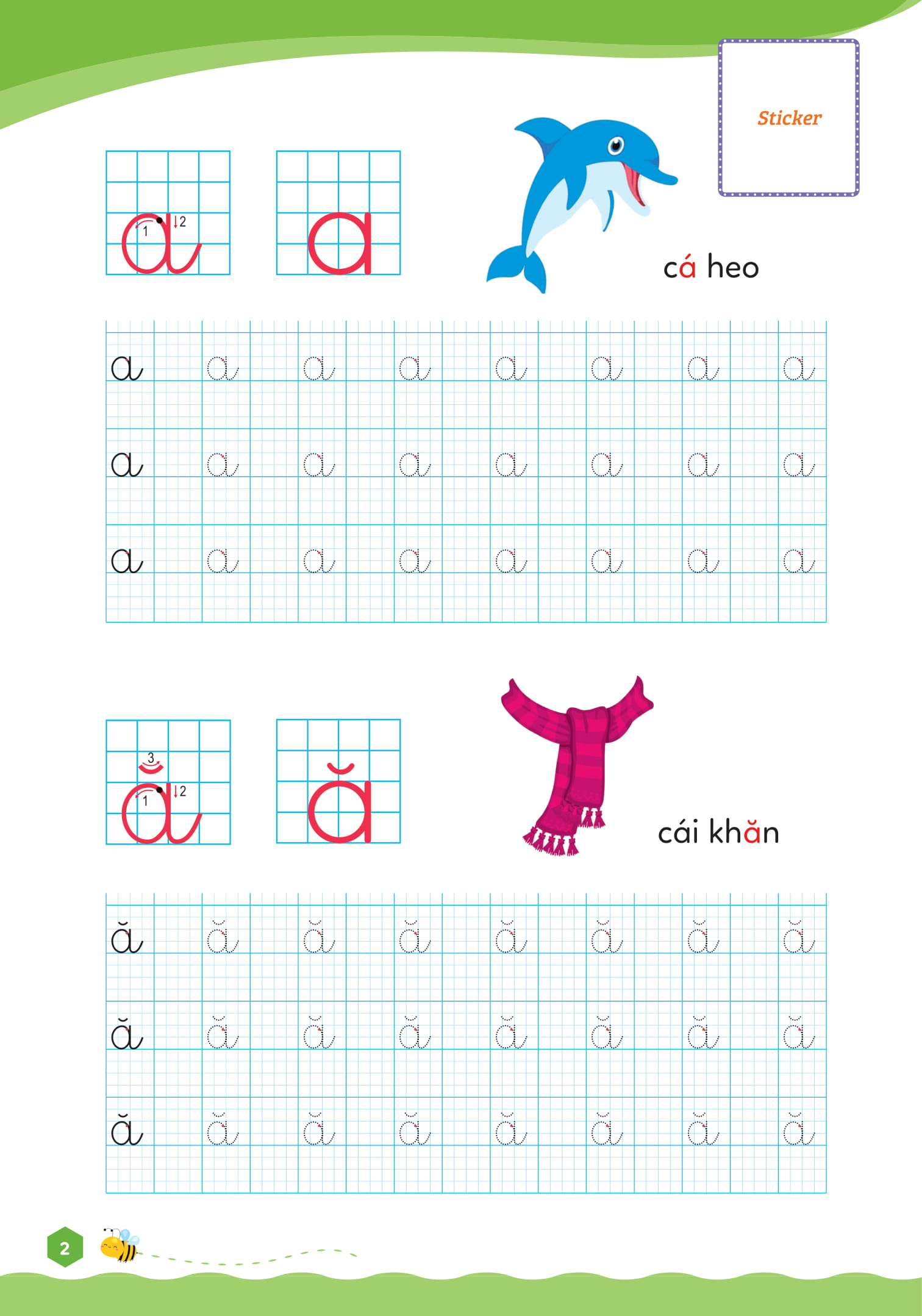 hello chào lớp 1 - tô chữ cái tiếng việt