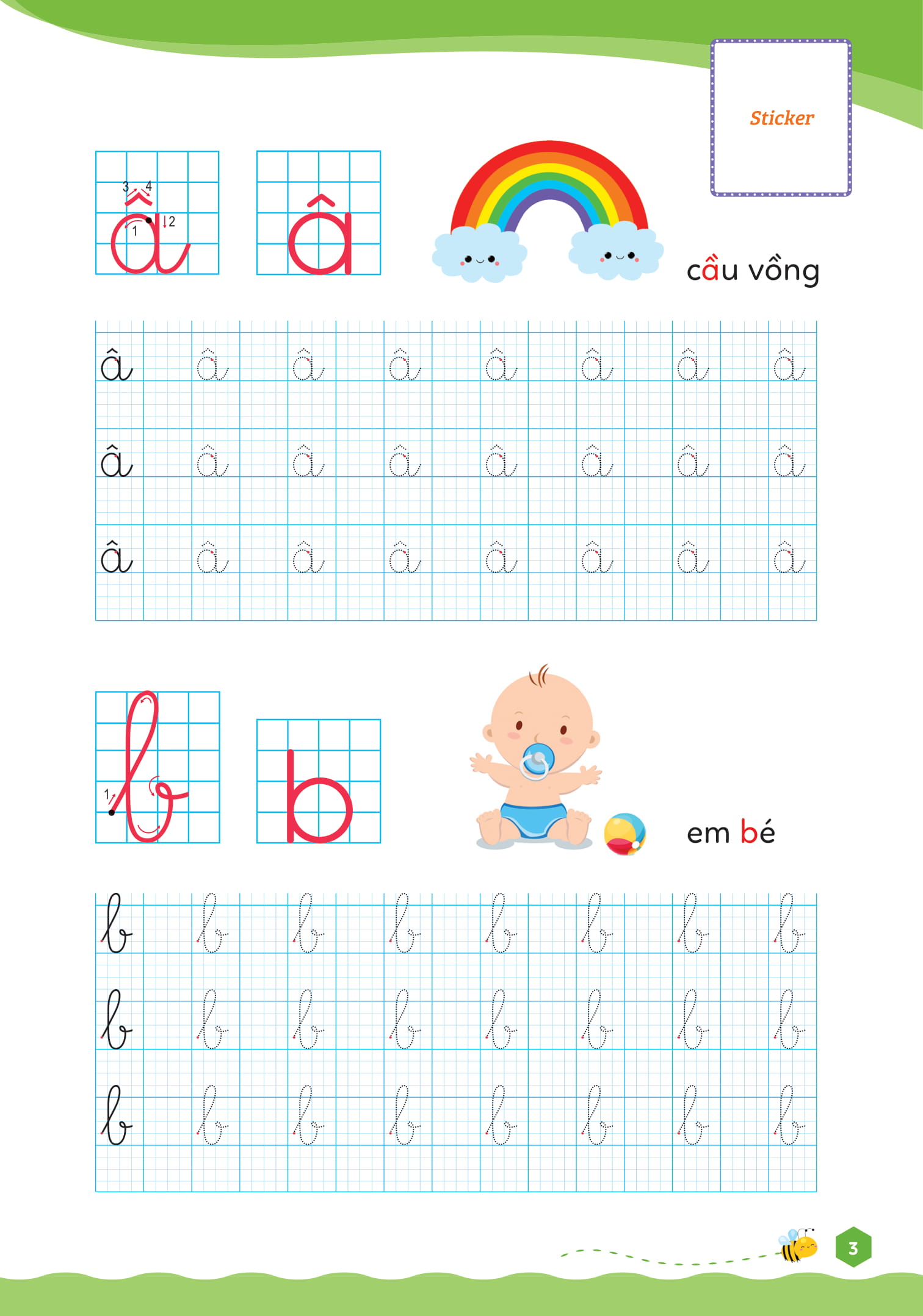 hello chào lớp 1 - tô chữ cái tiếng việt