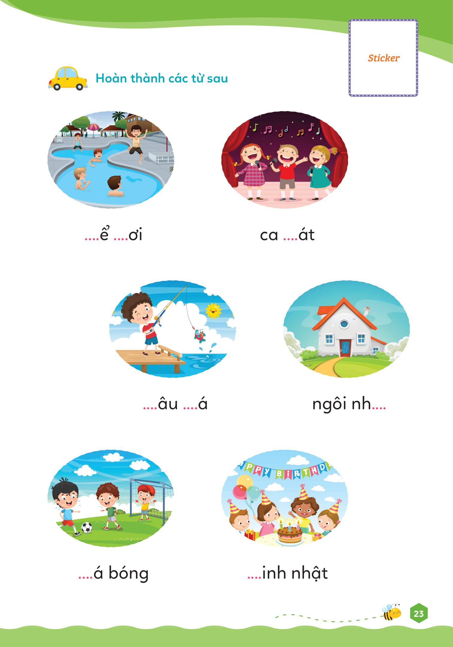 hello chào lớp 1 - tô chữ cái tiếng việt