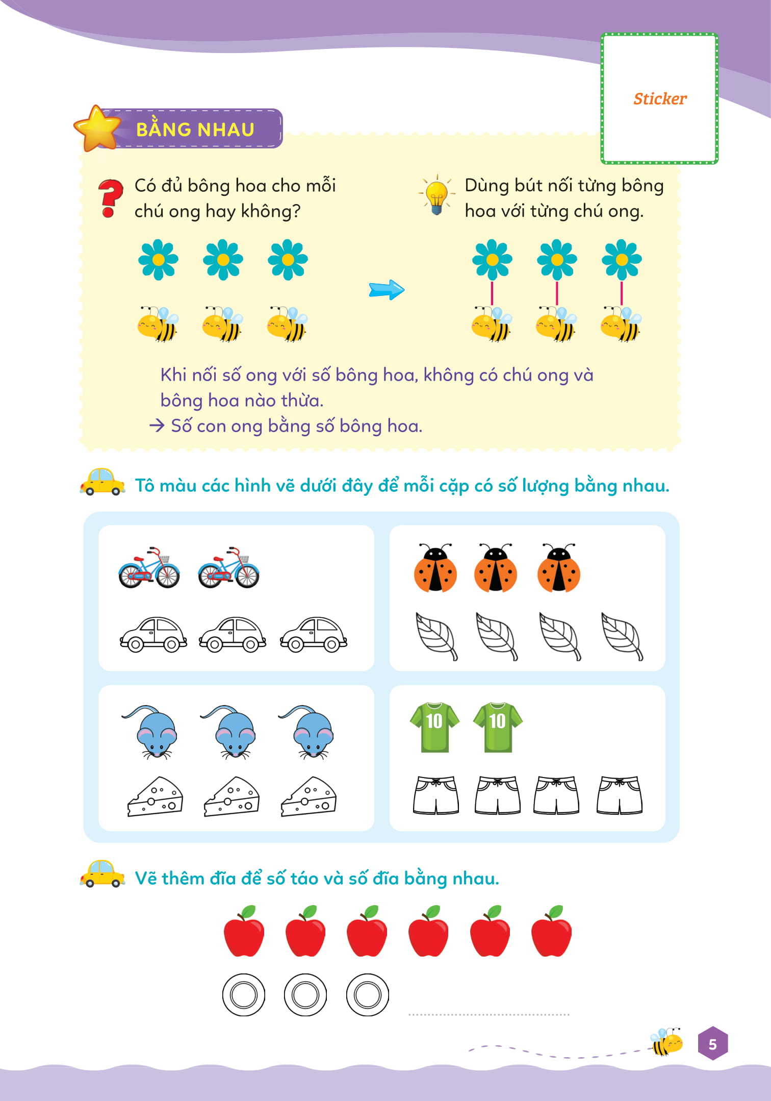 hello chào lớp 1 - toán tư duy