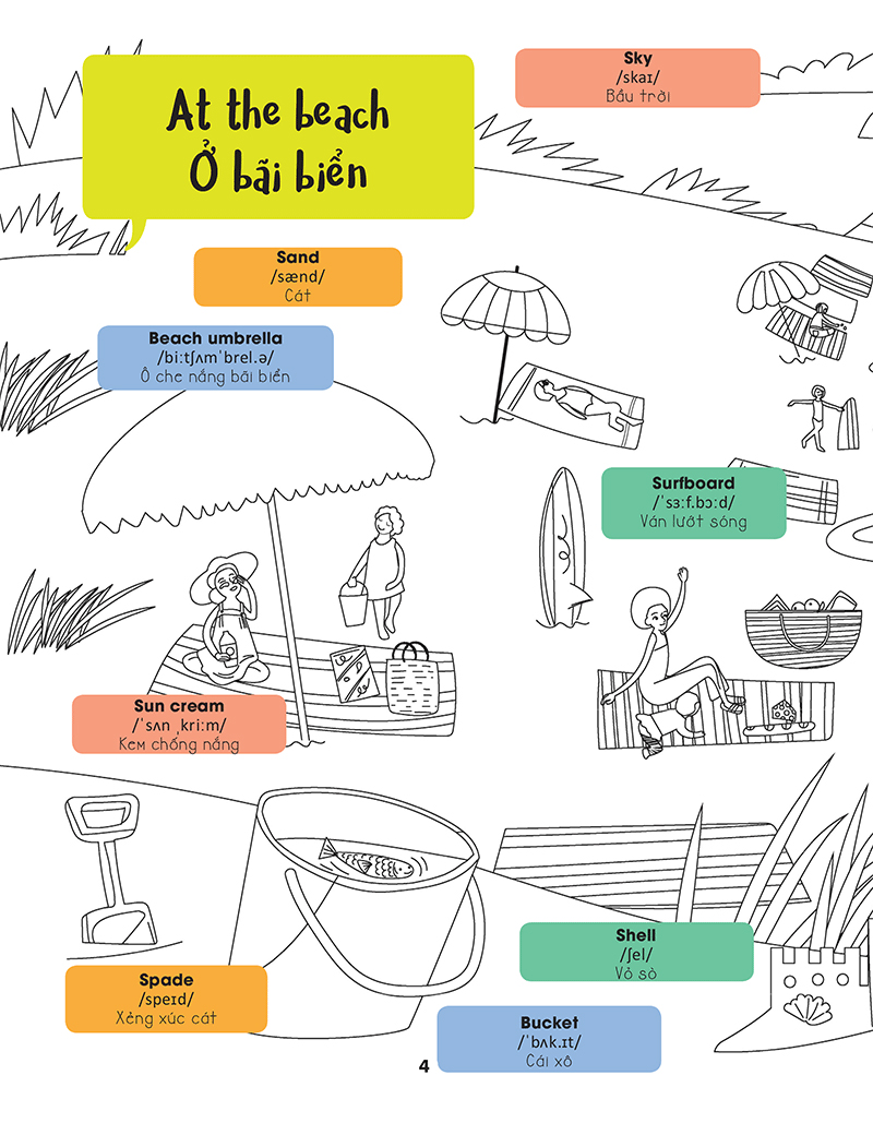 hello english! - xin chào tiếng anh!- tô màu cùng tiếng anh