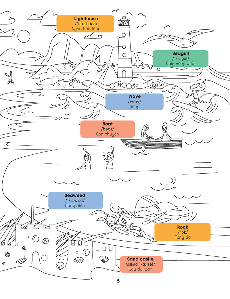 hello english! - xin chào tiếng anh!- tô màu cùng tiếng anh