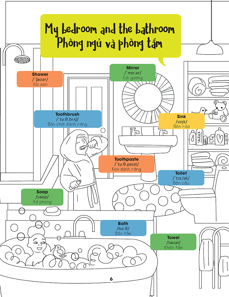 hello english! - xin chào tiếng anh!- tô màu cùng tiếng anh