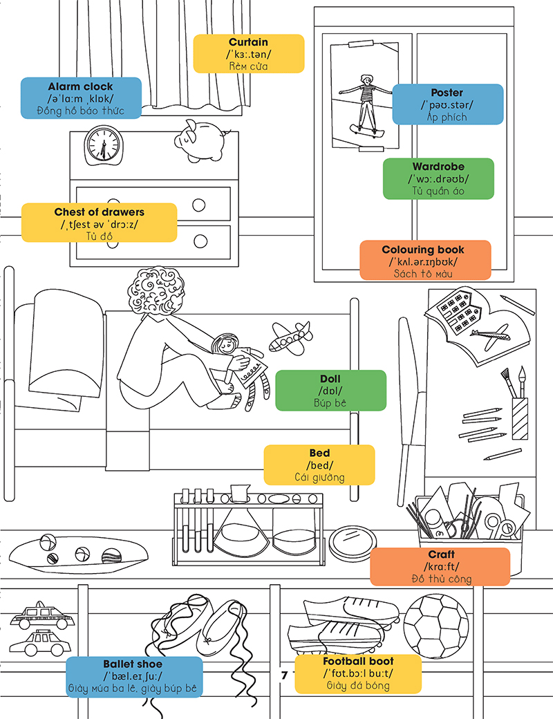 hello english! - xin chào tiếng anh!- tô màu cùng tiếng anh