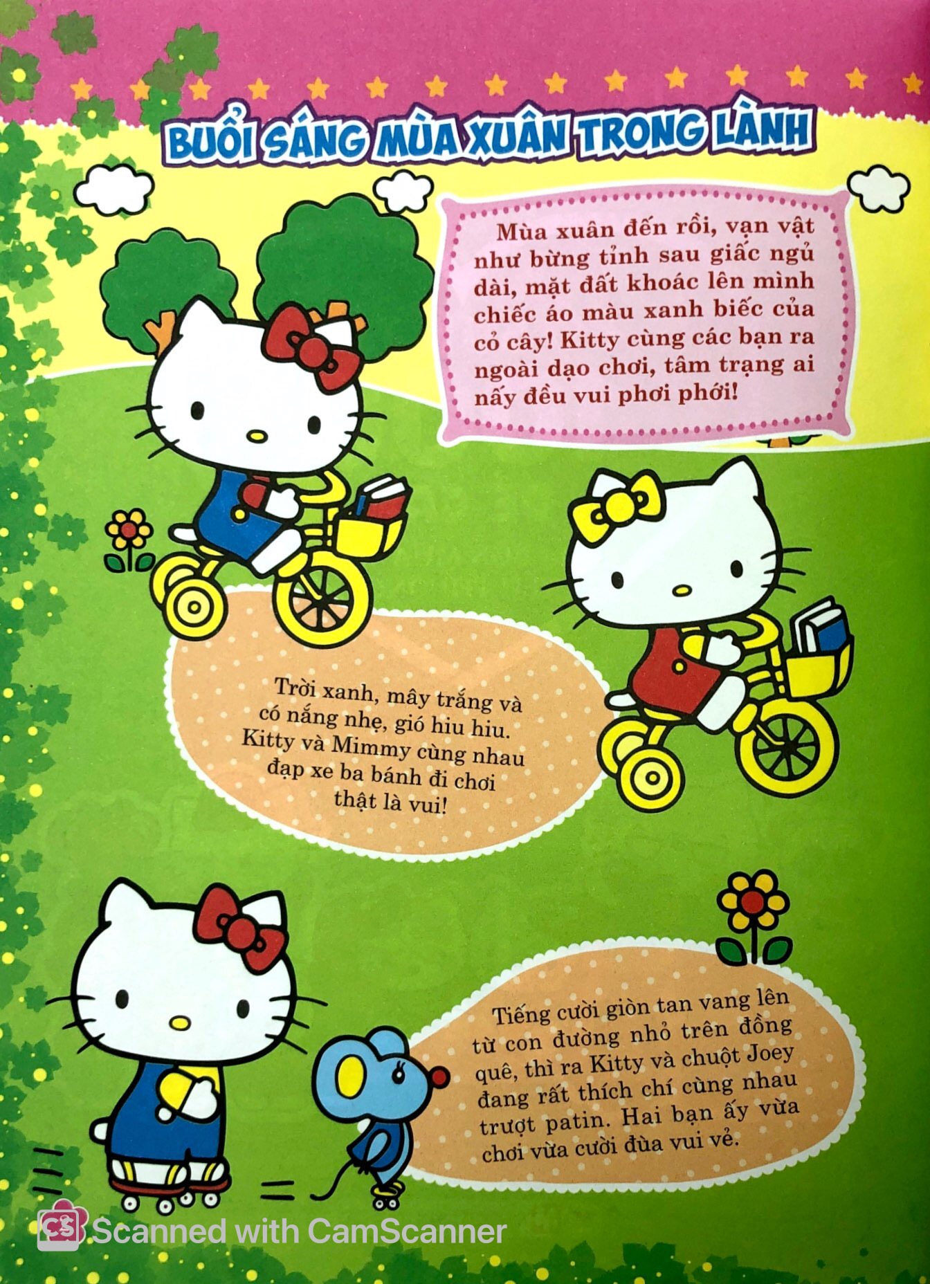 hello kitty - bộ sưu tập 1000 đề can - bốn mùa yêu thương