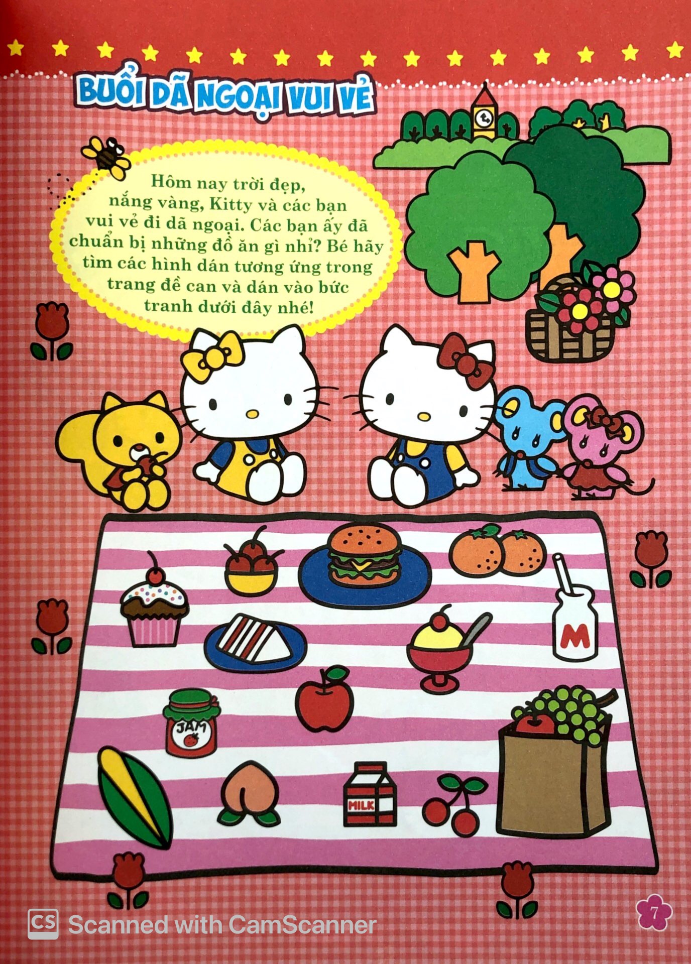 hello kitty - bộ sưu tập 1000 đề can - bốn mùa yêu thương