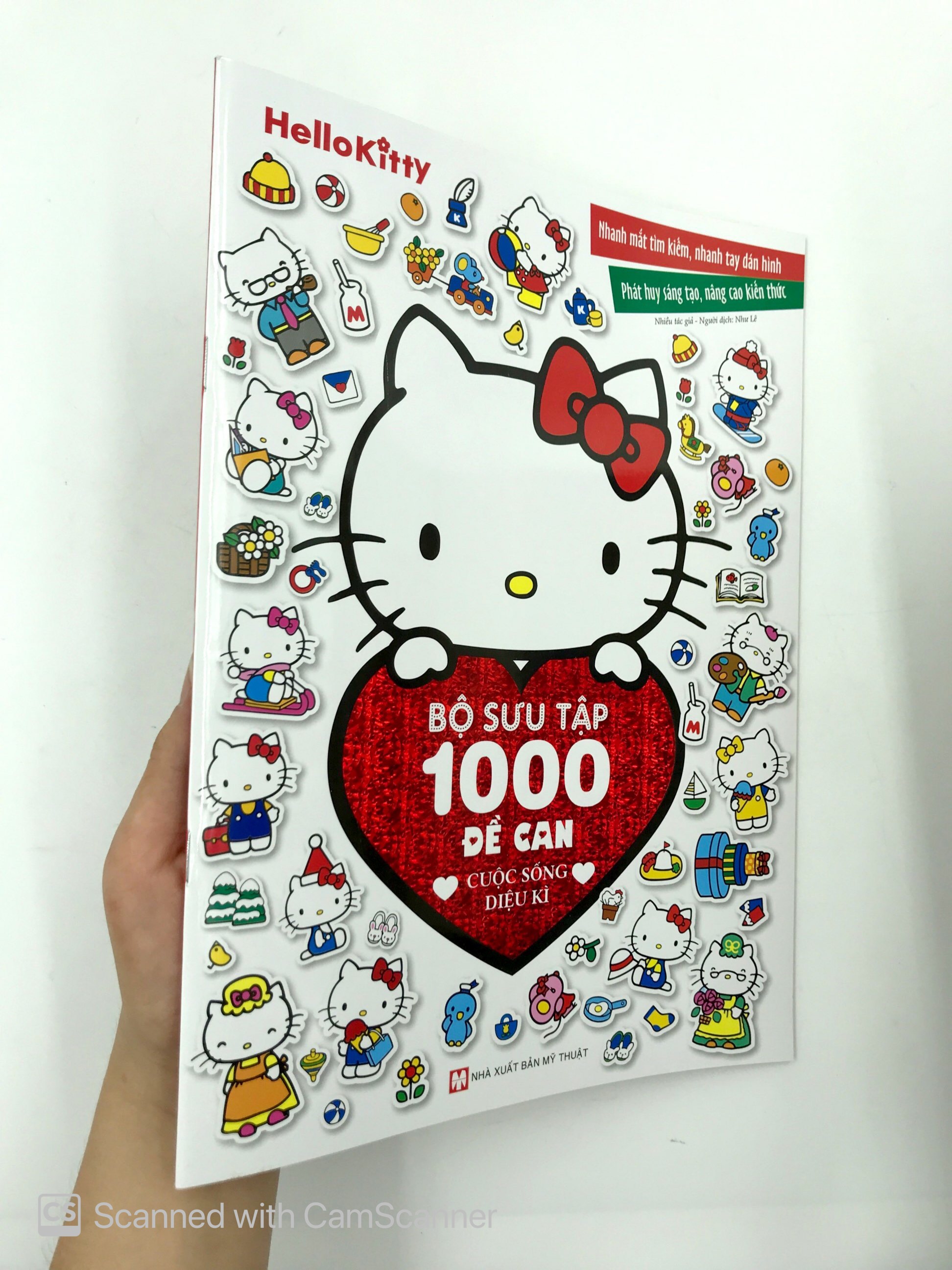 hello kitty - bộ sưu tập 1000 đề can - cuộc sống diệu kì