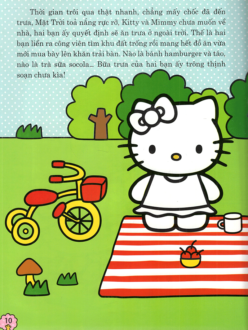 hello kitty - kế hoạch nghỉ hè