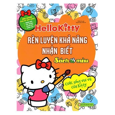 hello kitty - rèn luyện khả năng nhận biết (tô màu)