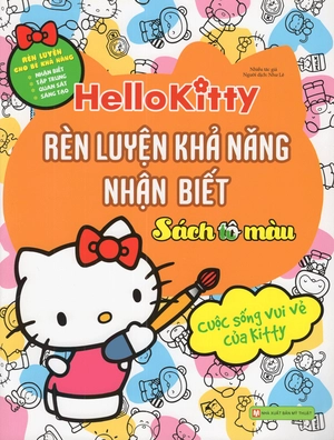 hello kitty - rèn luyện khả năng nhận biết (tô màu)
