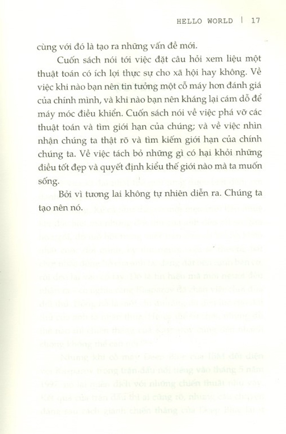 hello world - làm người trong kỷ nguyên máy móc