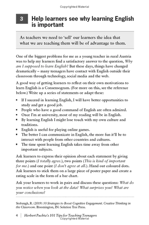 herbert puchta's 101 tips for teaching teenagers - pocket editions - cambridge handbooks for language teachers pocket editions