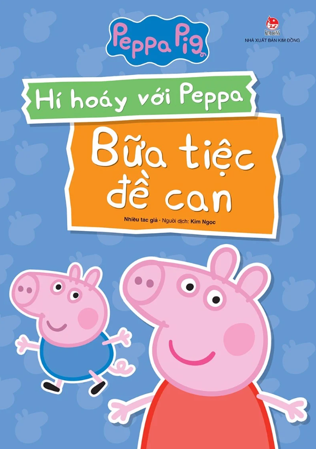 hí hoáy với peppa - bữa tiệc đề can