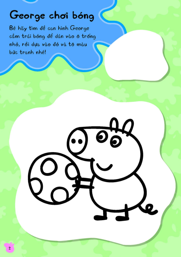 hí hoáy với peppa - bữa tiệc đề can