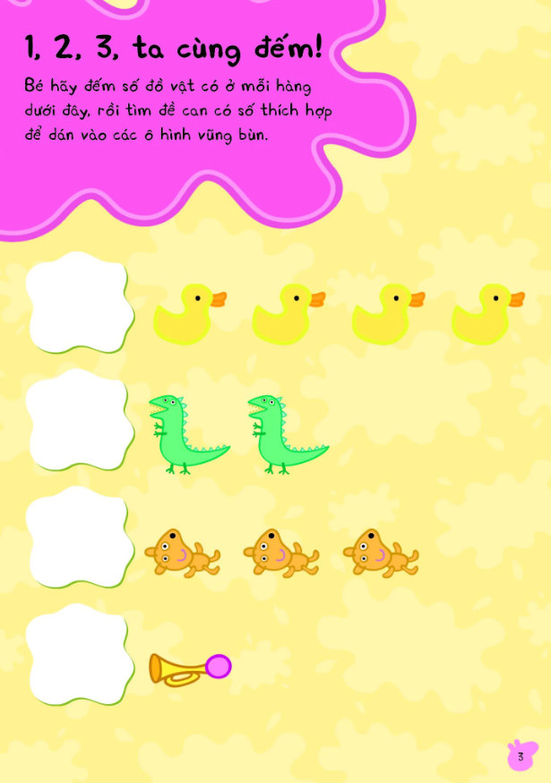 hí hoáy với peppa - bữa tiệc đề can