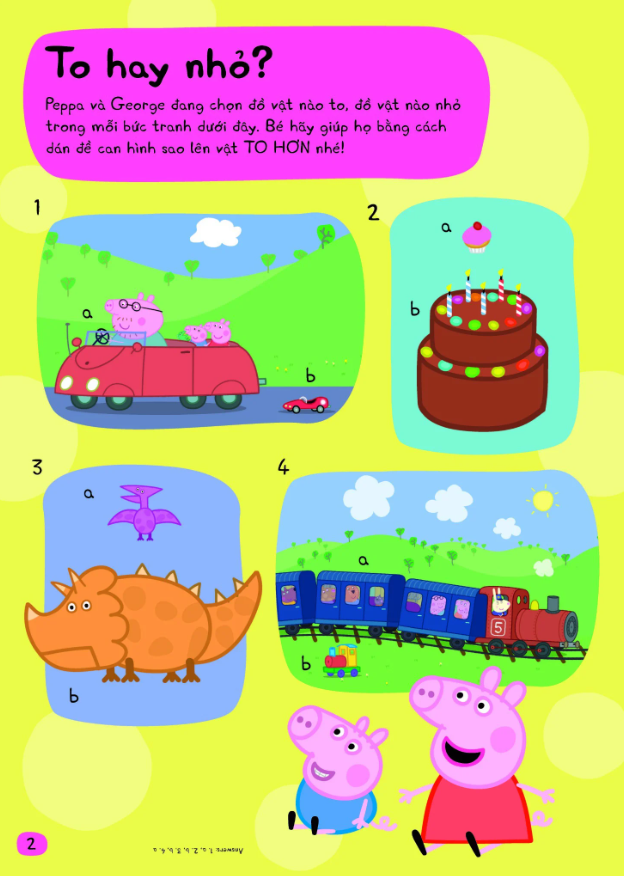 hí hoáy với peppa - to hay nhỏ