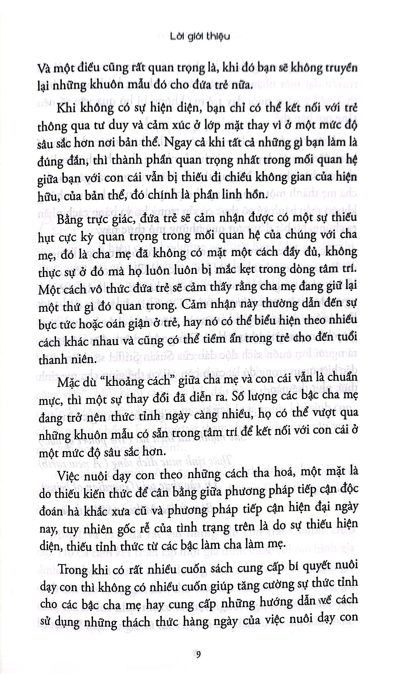 hiện diện bên con - ý nghĩa tối hậu của việc làm cha mẹ