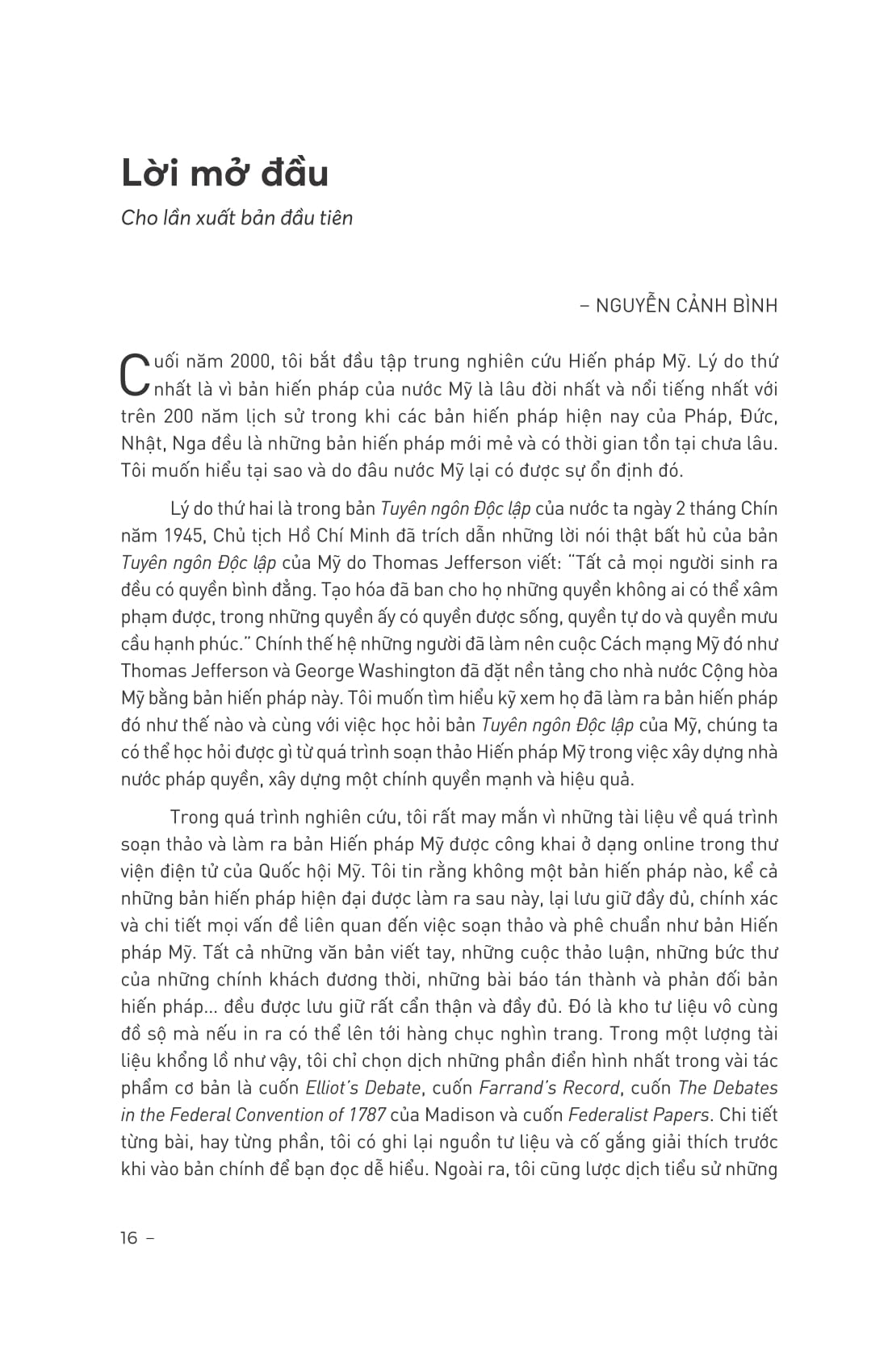 hiến pháp mỹ được làm ra như thế nào?
