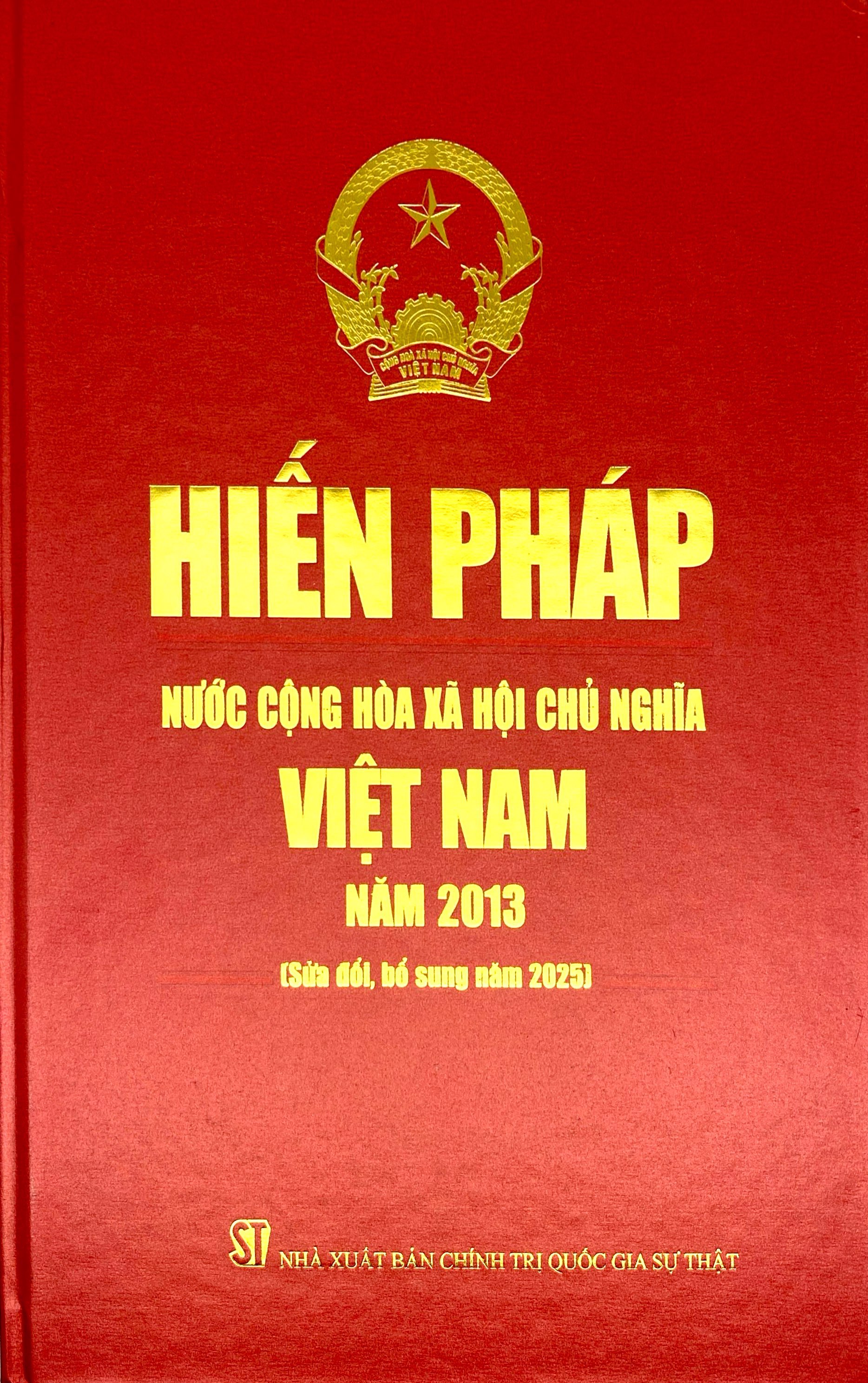 Hien Phap Nuoc Cong Hoa Xa Hoi Chu Nghia Viet Nam Nam 2013 (Sua Doi, Bo Sung Nam 2015) - Bia Cung