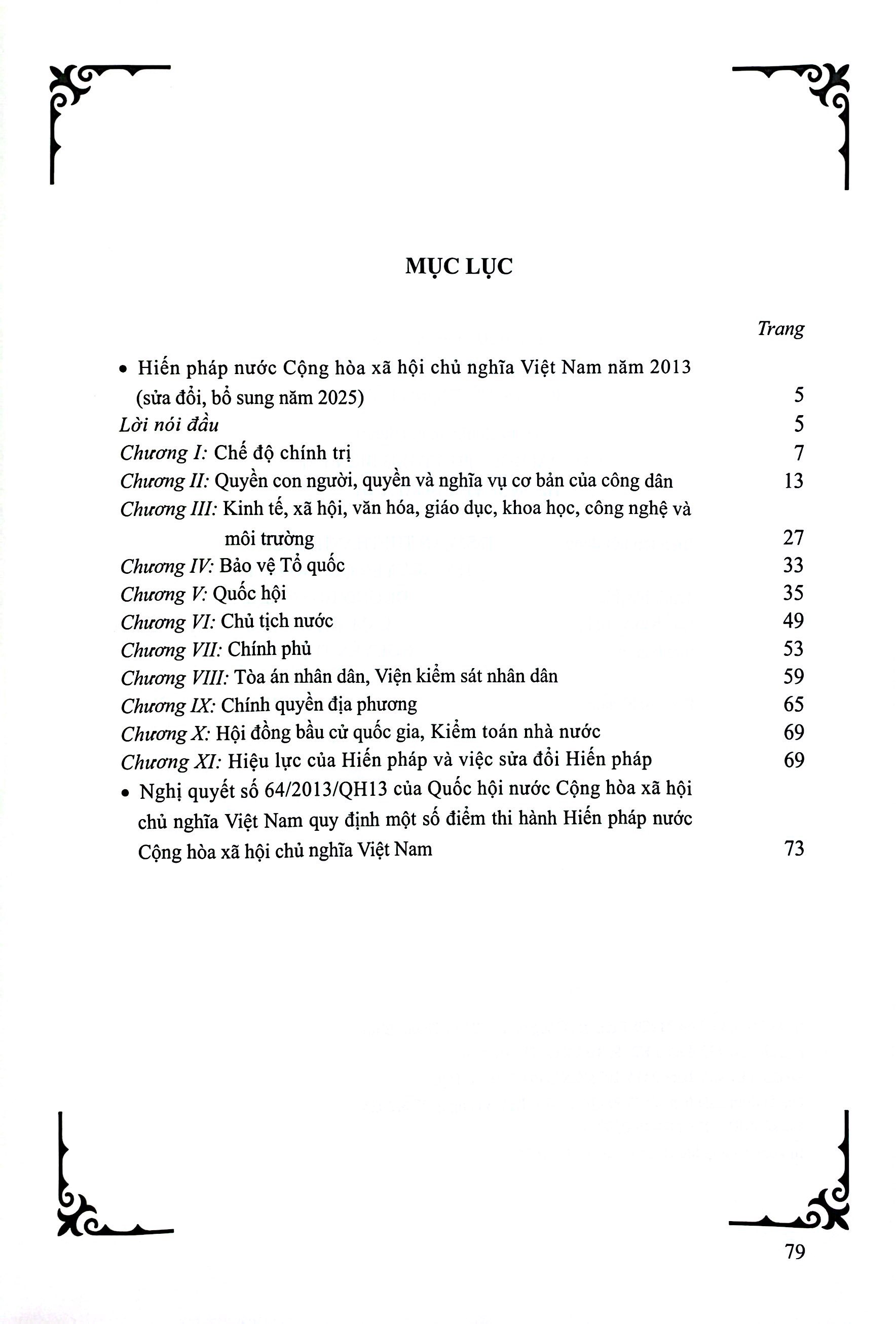 Hien Phap Nuoc Cong Hoa Xa Hoi Chu Nghia Viet Nam Nam 2013 (Sua Doi, Bo Sung Nam 2015) - Bia Cung