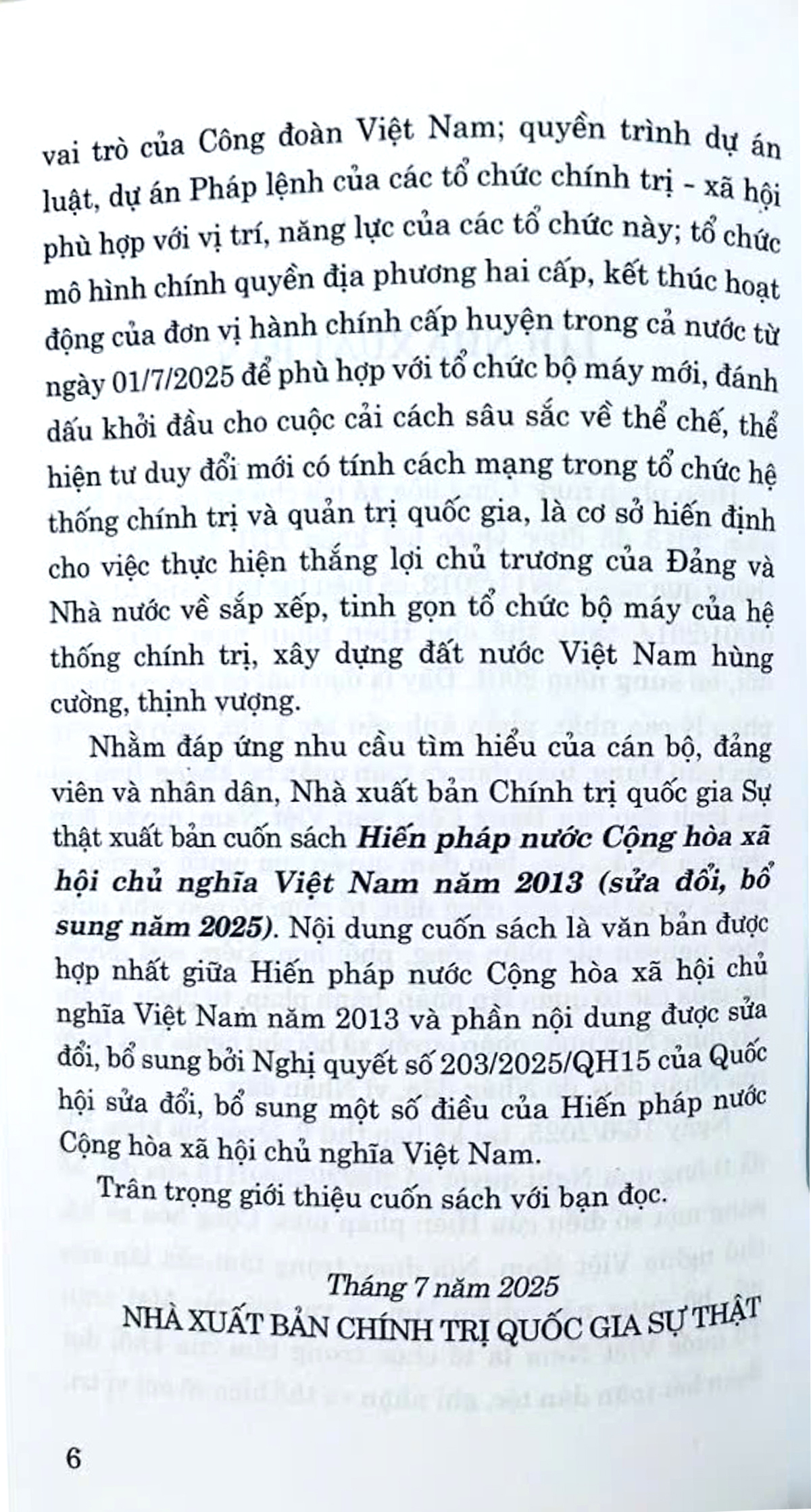 Hien Phap Nuoc Cong Hoa Xa Hoi Chu Nghia Viet Nam Nam 2013 (Sua Doi, Bo Sung Nam 2025)