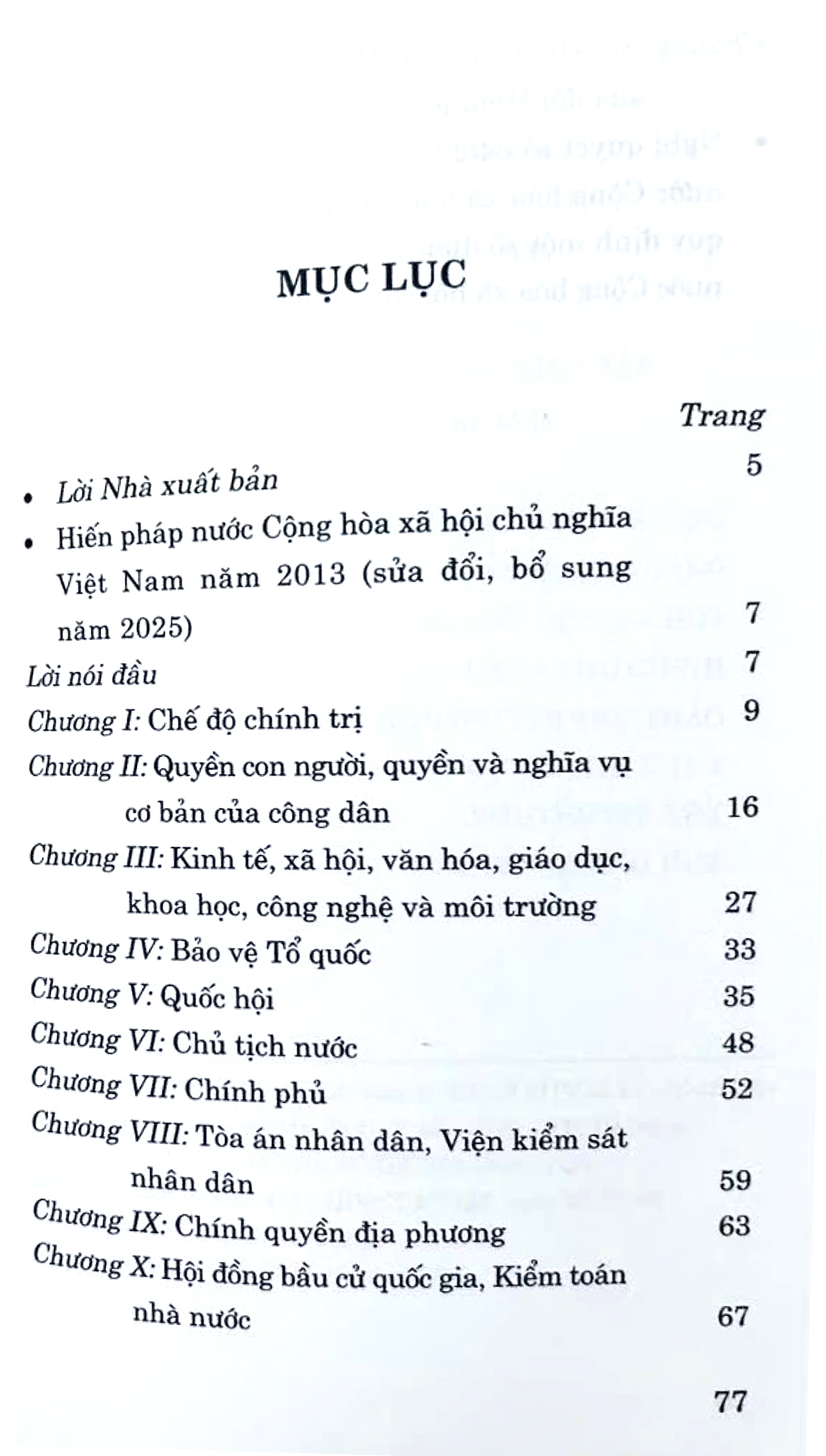 Hien Phap Nuoc Cong Hoa Xa Hoi Chu Nghia Viet Nam Nam 2013 (Sua Doi, Bo Sung Nam 2025)