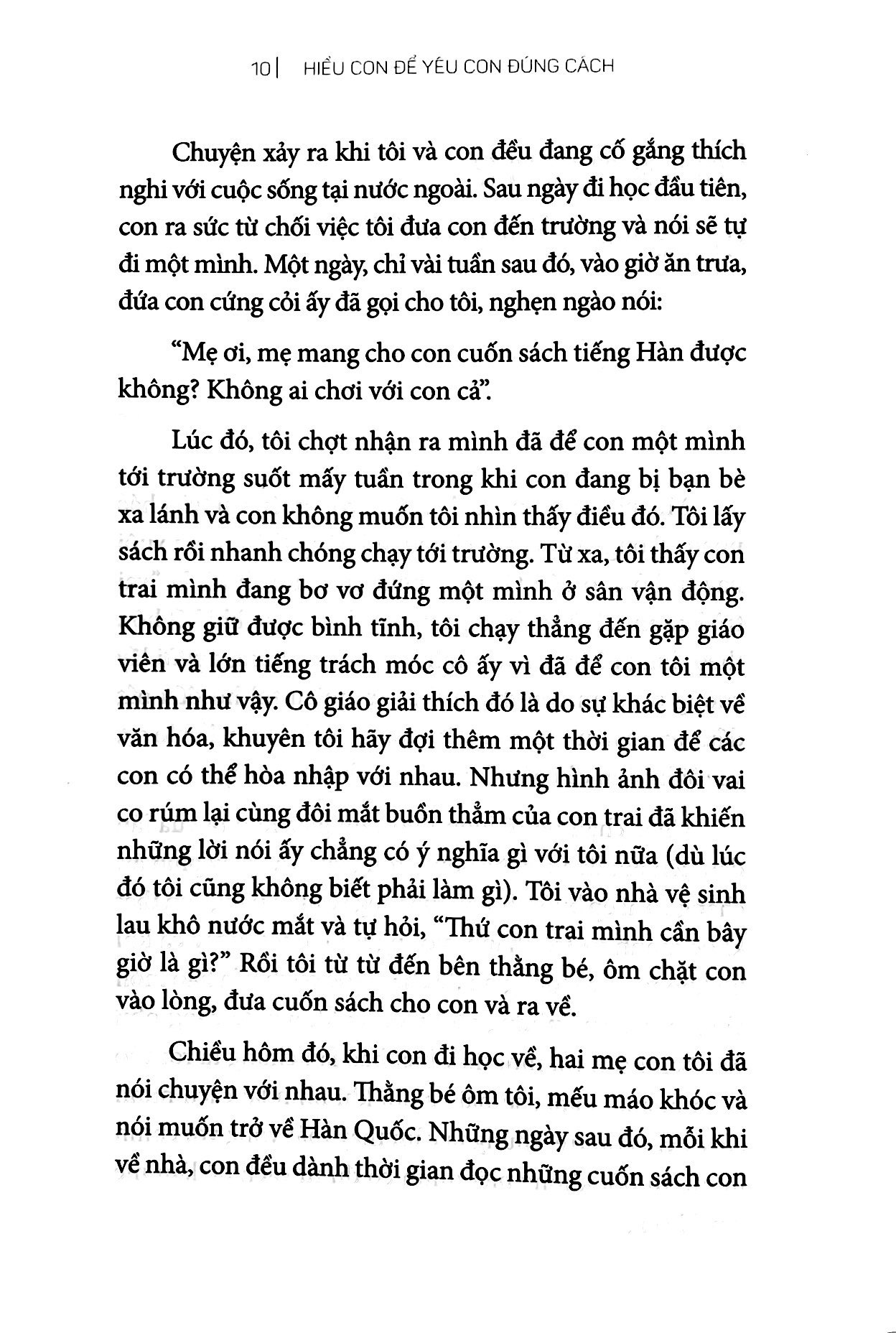 hiểu con để yêu con đúng cách