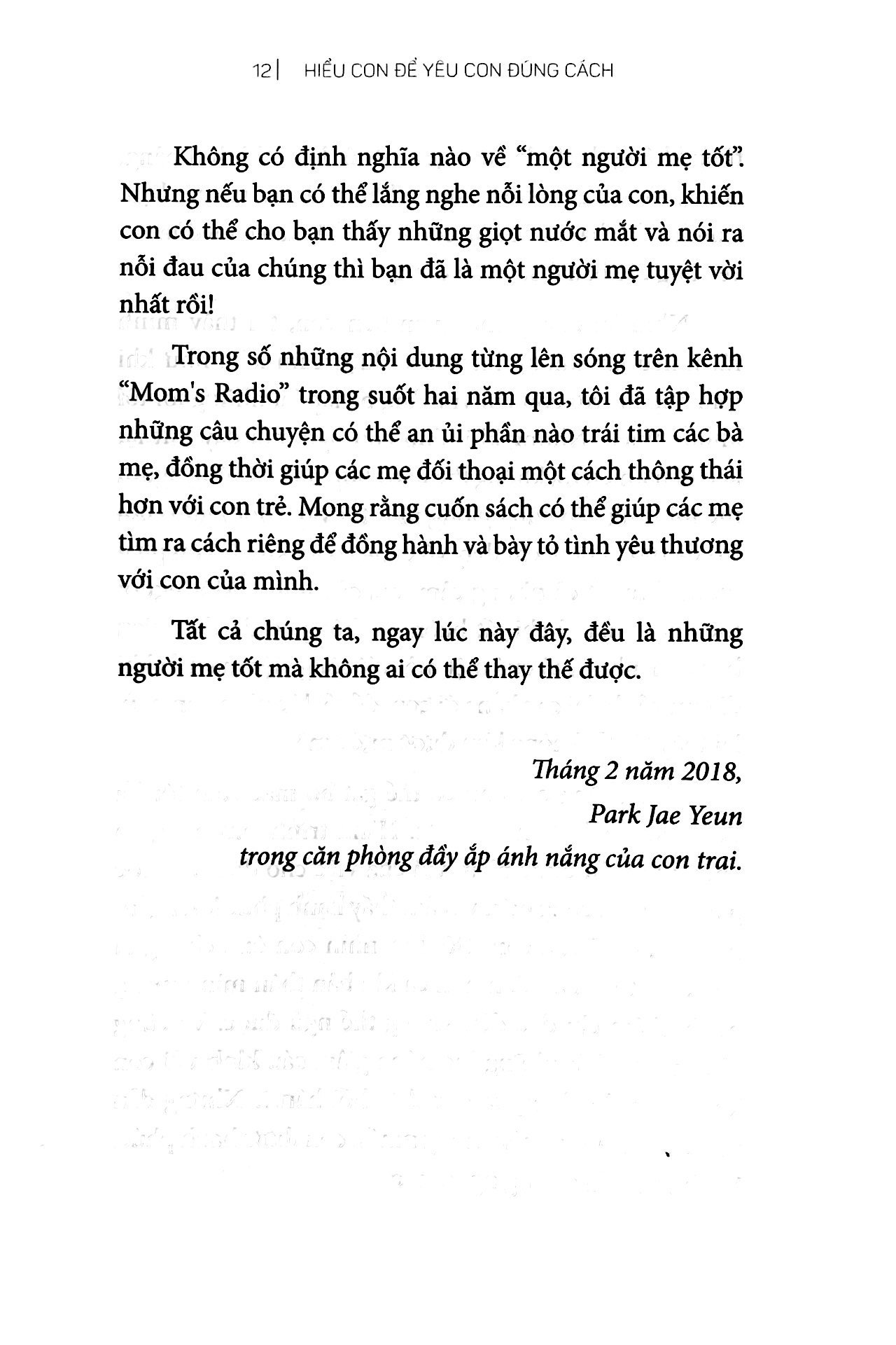 hiểu con để yêu con đúng cách