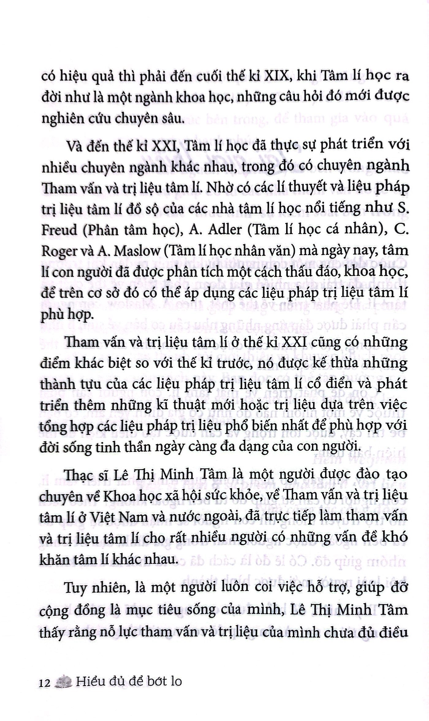 hiểu đủ để bớt lo