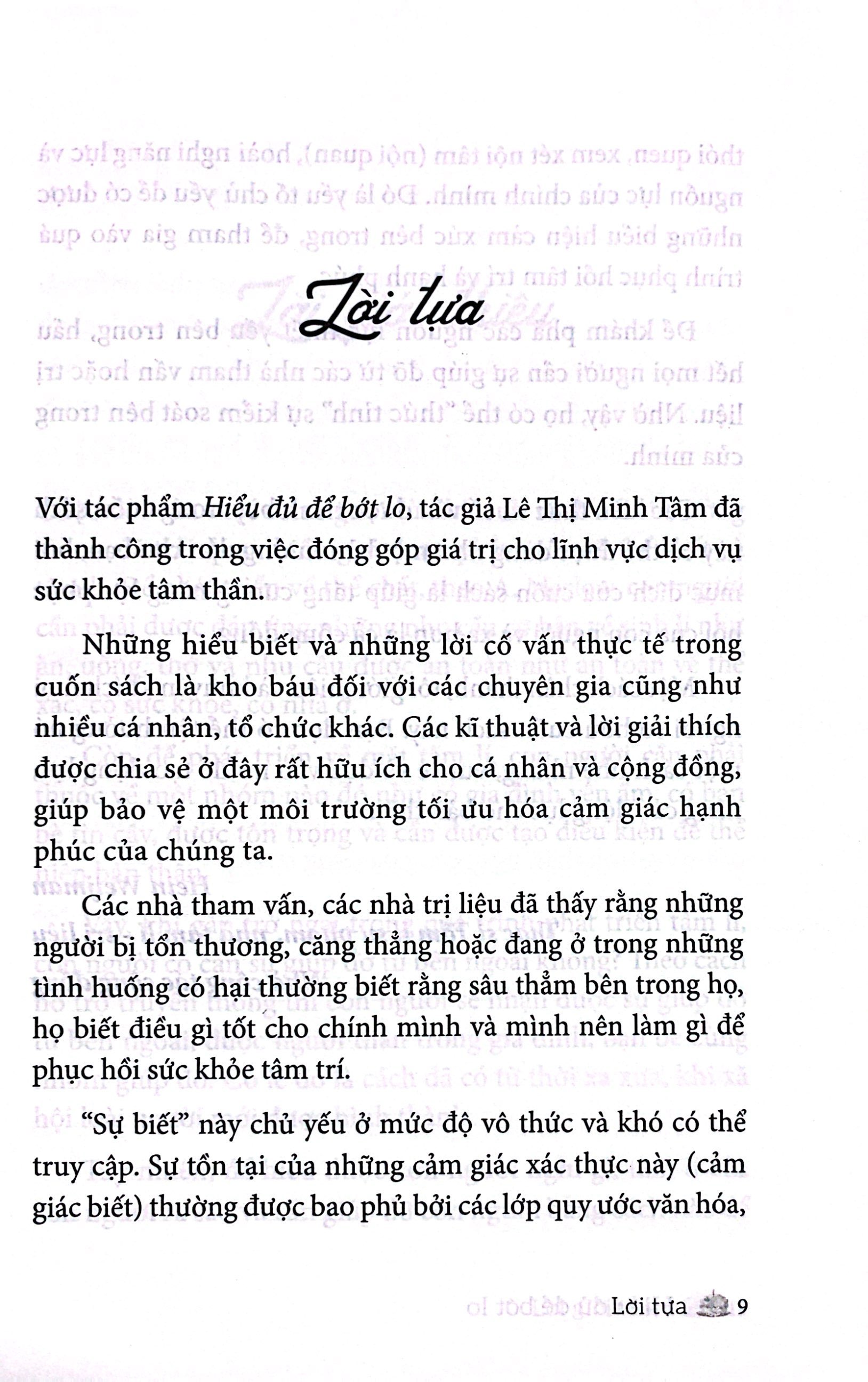 hiểu đủ để bớt lo