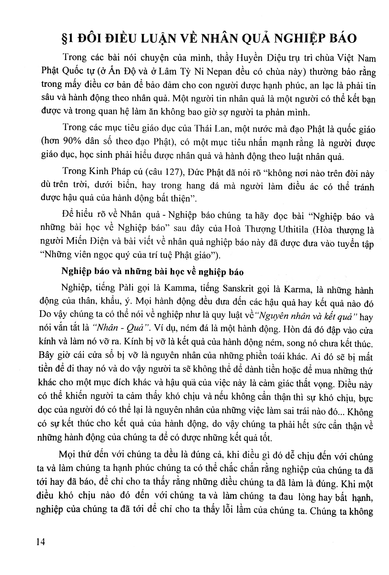 hiểu luật nhân quả, tránh thảm họa, tọa phúc an nhiên, viên mãn sống đời