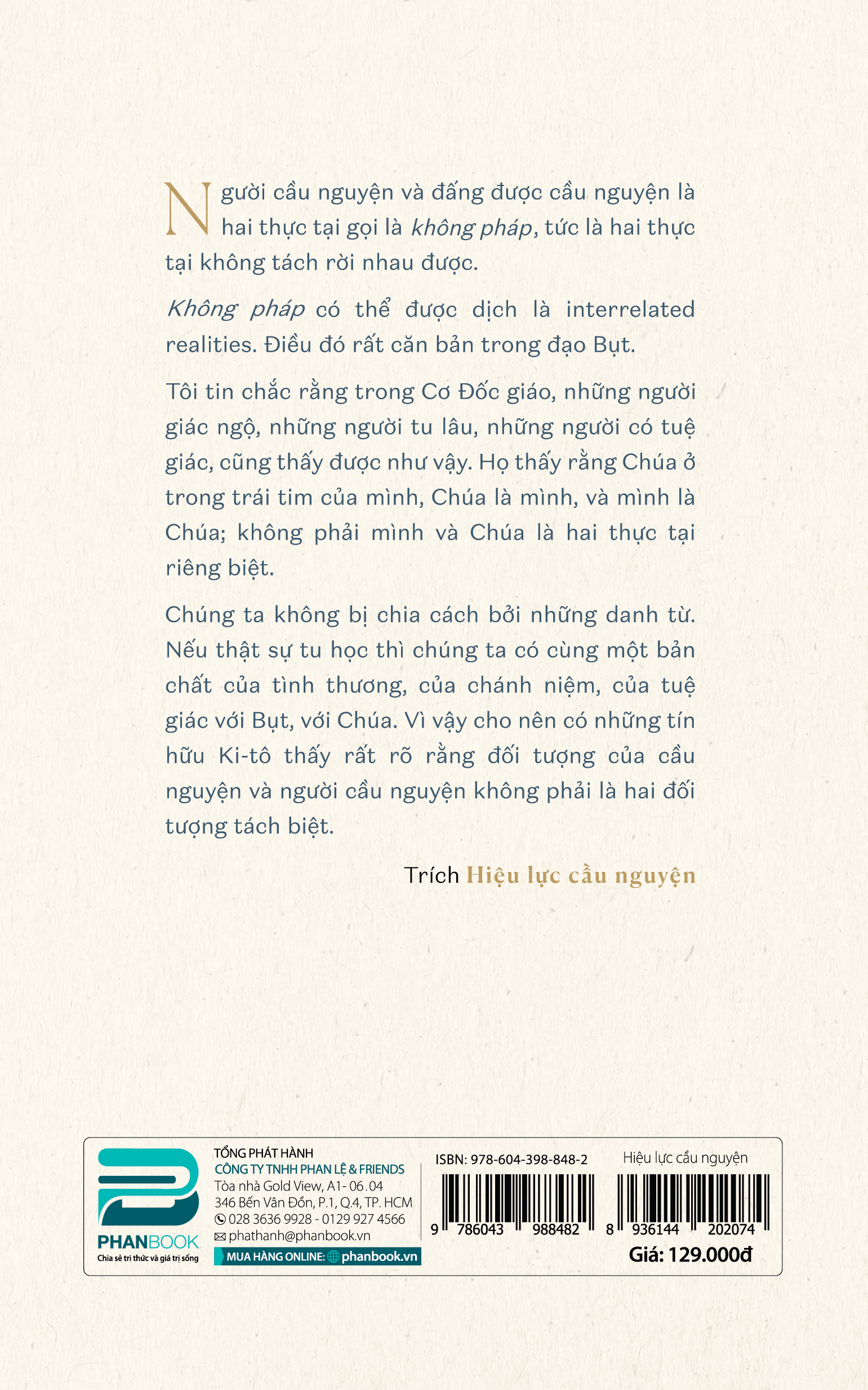 hiệu lực cầu nguyện