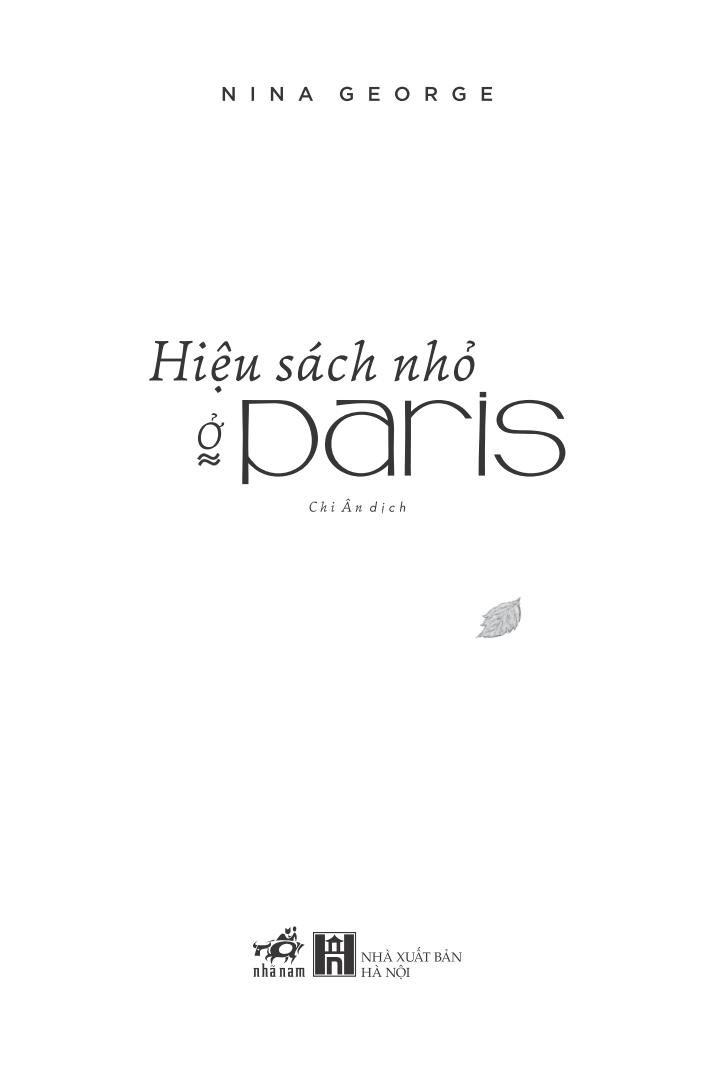 hiệu sách nhỏ ở paris