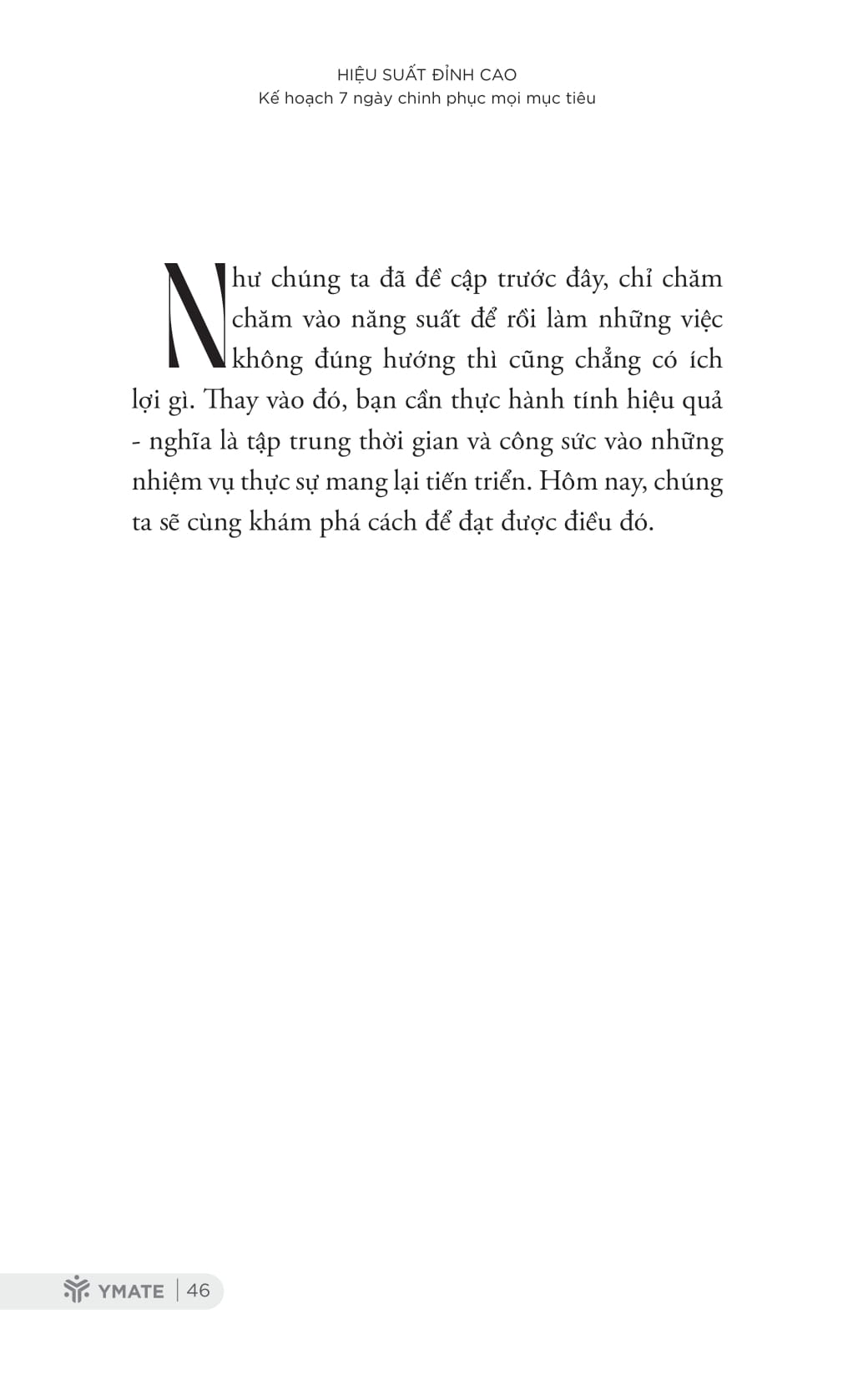 hiệu suất đỉnh cao - kế hoạch 7 ngày chinh phục mọi mục tiêu