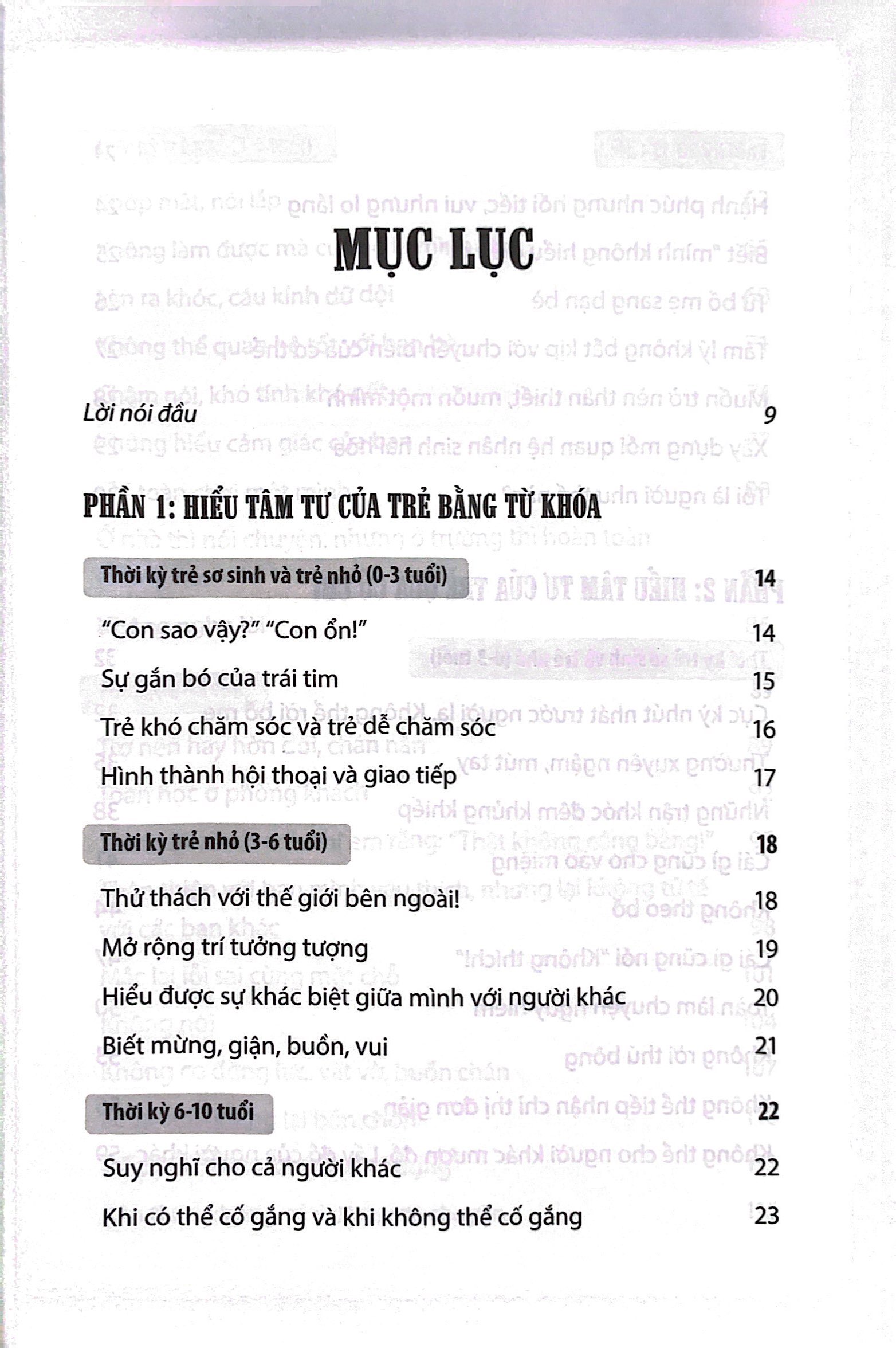 hiểu tâm tư trẻ qua cử chỉ