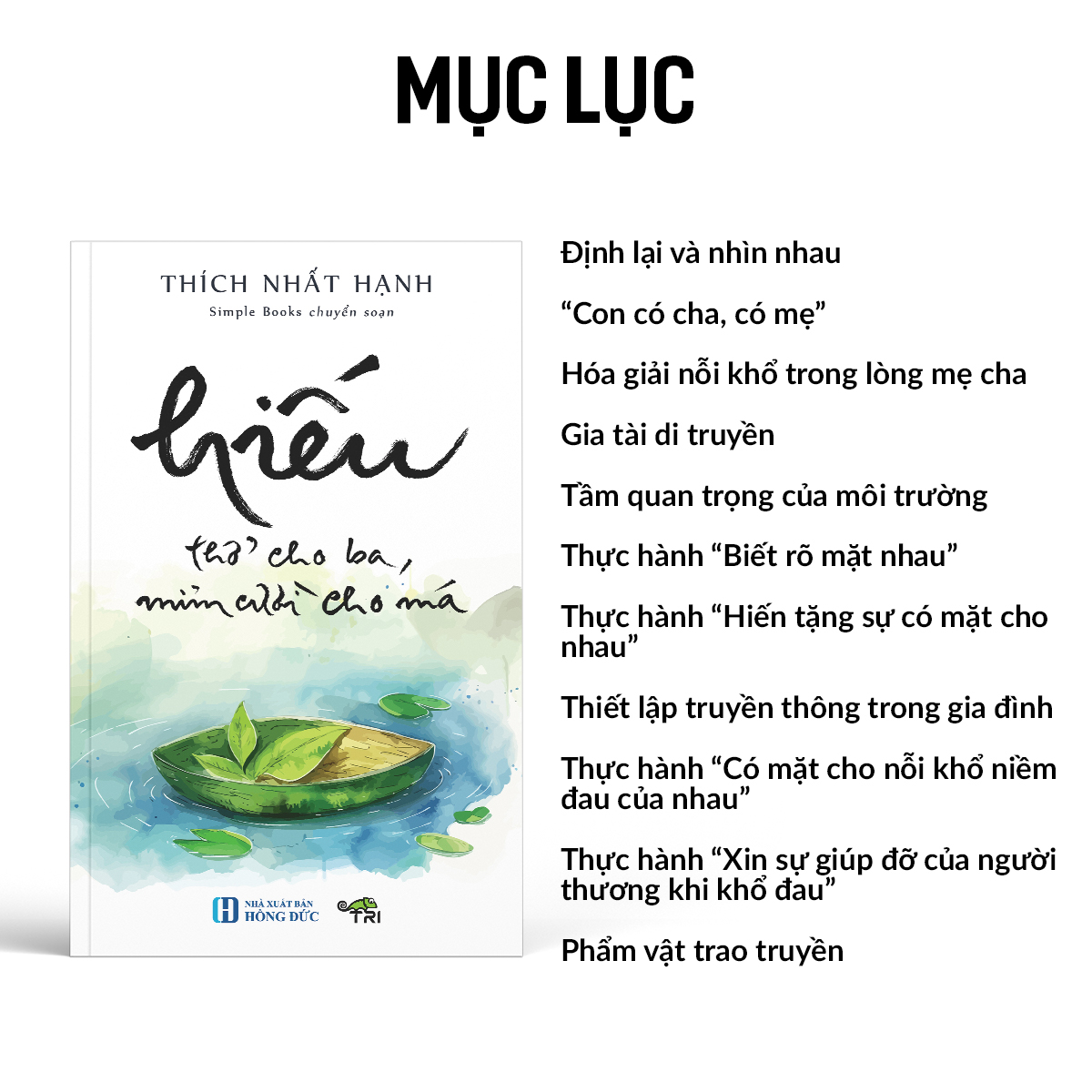 hiếu - thở cho ba, mỉm cười cho má