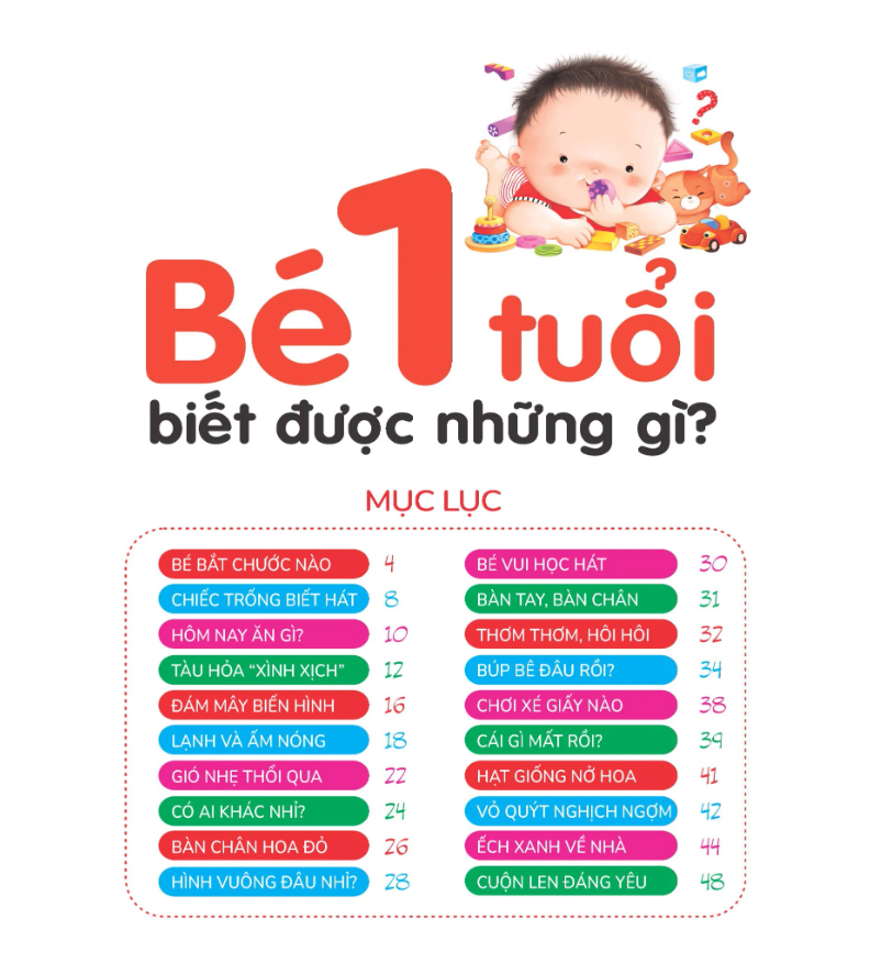 hiểu từng tuổi con - bé 1 tuổi biết được những gì?