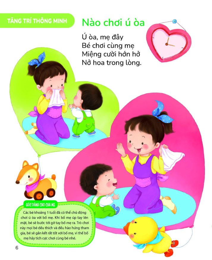 hiểu từng tuổi con - bé 1 tuổi làm được việc gì?